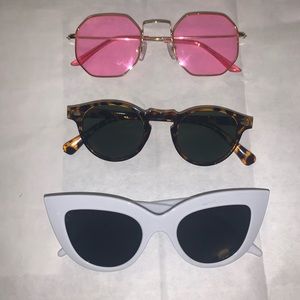 3 pairs of sunglasses